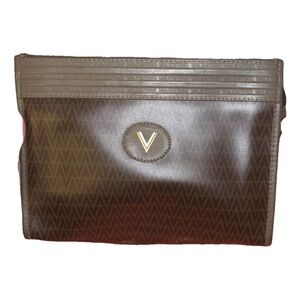 Mario Valentino Clutch gold V-Emblem & hardware